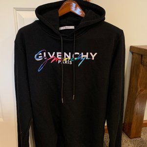 Givenchy Logo-Embroidered Cotton Hoodie